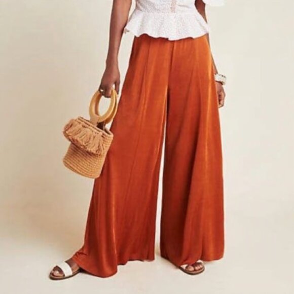 Anthropologie Maeve Shiloh Knit Wide-Leg Pants - Picture 1 of 11